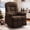 Brown, variant on Korser Manual Swivel Rocker Recliner Chair for Living Room,Small Recliner Sofa for Small Spaces,Linen Fabric,Dark Grey