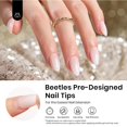 thumbnail image 2 of Gel de almendras corto Press on Nails Beetles Ombre, 224 unidades, para mujer, 2 of 7