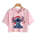 thumbnail image 1 of Y2k Disney Kawaii Lilo Stitch Funny Cartoon T Shirt Women Stitch Manga T-shirt Graphic Tshirt Streetwear Crop Top Tees FemaleXXL Gao Jinjia LED, 1 of 2