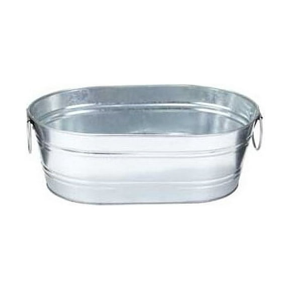 Miller Manufacturing Galvanized Oval Tubs Steel Durable Heavy Duty 2 gallon