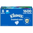 thumbnail image 1 of Pañuelos faciales Kleenex Trusted Care de 2 capas, 200 hojas x 8, 1 of 9