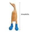 thumbnail image 3 of DefiDgd Small Duck with Boots Decorative Statue,Waterproof Resin Yard Garden Puddle Ducks with Spotted Wellies Rainboots for Indoor Outdoor Lawn Decoration(C), 3 of 7