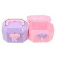 thumbnail image 3 of Jewelry Box Mini Heart Decor Doll Accessory Storage Box with Key for 18in Doll, 3 of 10