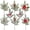 style#A-10PCS, variant on 10 Pieces Artificial Pine Picks Christmas 14inch Pine Picks Pine Needles Branches with Red Berry Pinecones Berry Branches Fake Berries for Flower Arrangements Wreaths Holiday Xmas Tree Decoration