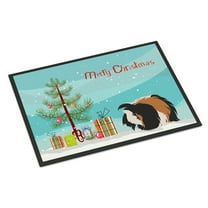 Carolines Treasures CK4445MAT Sheba Guinea Pig Merry Christmas Door Mat Indoor Rug or Outdoor Welcome Mat 18x27 Doormat