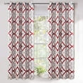 thumbnail image 1 of DriftAway Alexander Thermal Blackout Grommet Unlined Window Curtains Spiral Geo Trellis Pattern, 1 of 6