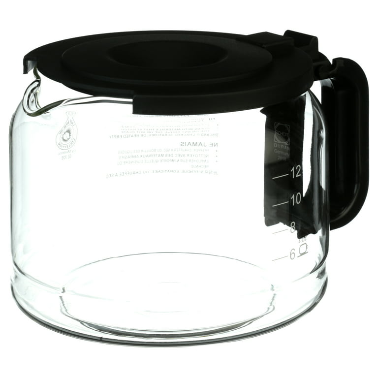 Cafa Brew Collection Coffee Pot Replacement for Keurig Duo (Not The Duo Essentials Model) Coffee Maker, Borosilicate Glass Coffee Machine Replacement