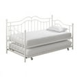 thumbnail image 6 of DHP Tatiana Metal Twin Daybed and Trundle in White, 6 of 10