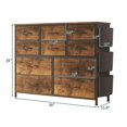 thumbnail image 7 of Soonbuy Wood Tabletop Dresser for Bedroom with 10 Drawers,Rustic Brown, 7 of 7