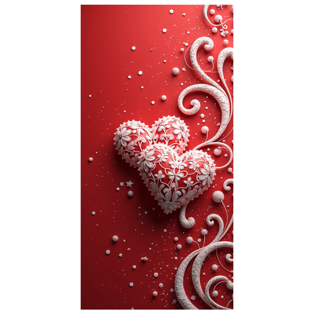 Valentine's Day Heart Love Backdrop Banner Romantic Flower Design Wedding Photo Props Party Decorations Background Event Display