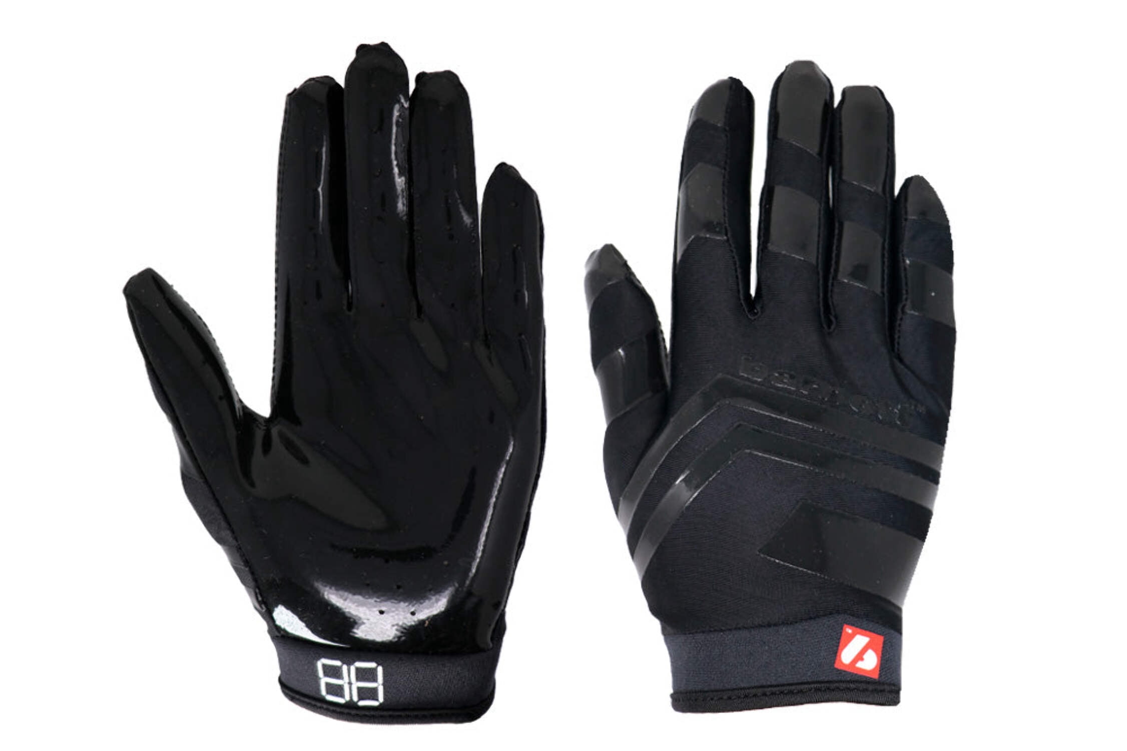 BarnettSports FRG-03 Football Gloves, Black, L