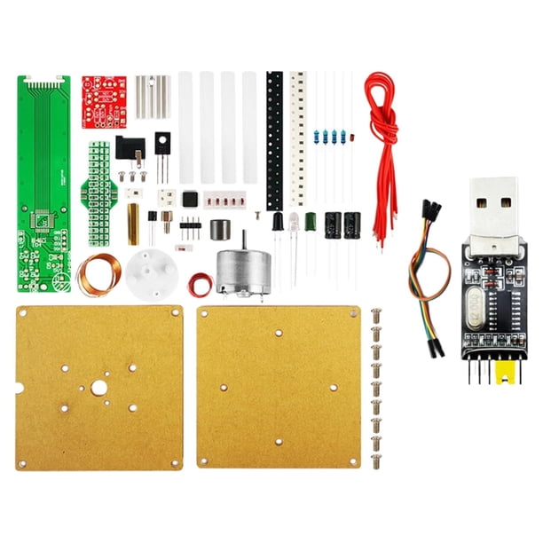 Kit de placa de práctica de soldadura Proyecto de soldadura Pantalla LED flotante Diversión electrónica Descargador de kits de bricolaje