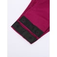 thumbnail image 6 of Zaldita Women's Long Sleeve Button Down Shirts Bodysuit Career Top Blouse Burgundy 3XL, 6 of 7