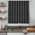 thumbnail image 5 of Black Striped Sheer Curtains 63 Inches Long, Modern Abstract Art Geometric Stripes Light Filering Curtains, Breathable Simi Curtain Privacy Drapes for Living Room Bedroom Lightweight Window Treatment, 5 of 9