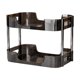 thumbnail image 2 of Plastic Transparent Cosmetics Organizer Bathroom Vanity Cutis Care Products Perfume Shelf Desktop Organizer, 2 of 6