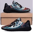 thumbnail image 3 of Happy Valentine's Day Skull Couple Dacing Romantic Shoes Sneakers Black Size 12, 3 of 7