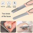thumbnail image 3 of Pet Dog Nail File, Half Moon Puppy Nail Claw File Nail Polish Cat Claw Care with Easy Grip Handle, Animal Pedicure, 3 of 5