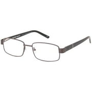 Angle View: Foster Grant Men's Metal Plastic Reading Glasses, Lorenzo Gunmetal