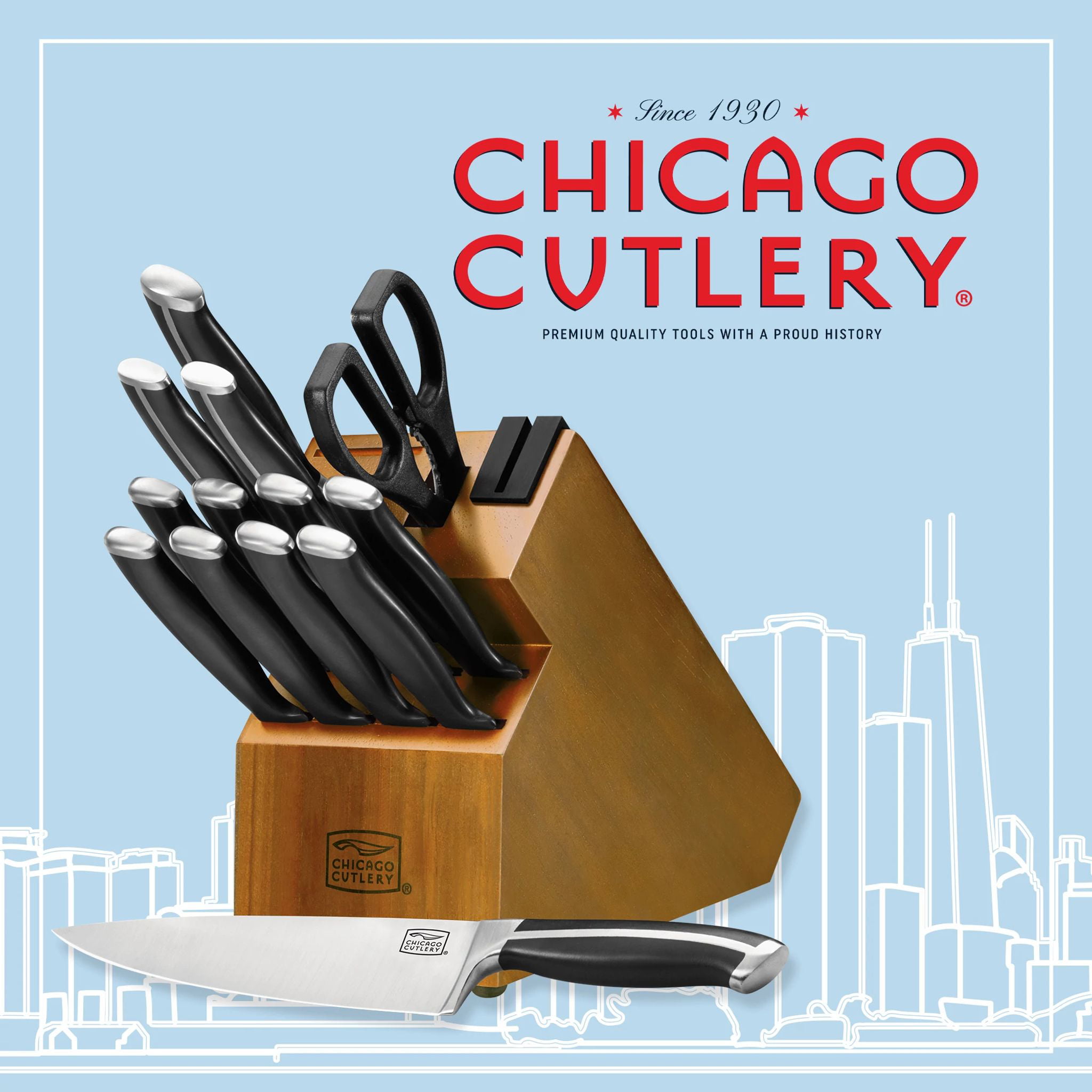 Chicago Cutlery Halsted 7 Pc. Modular Block Set, Multicolor