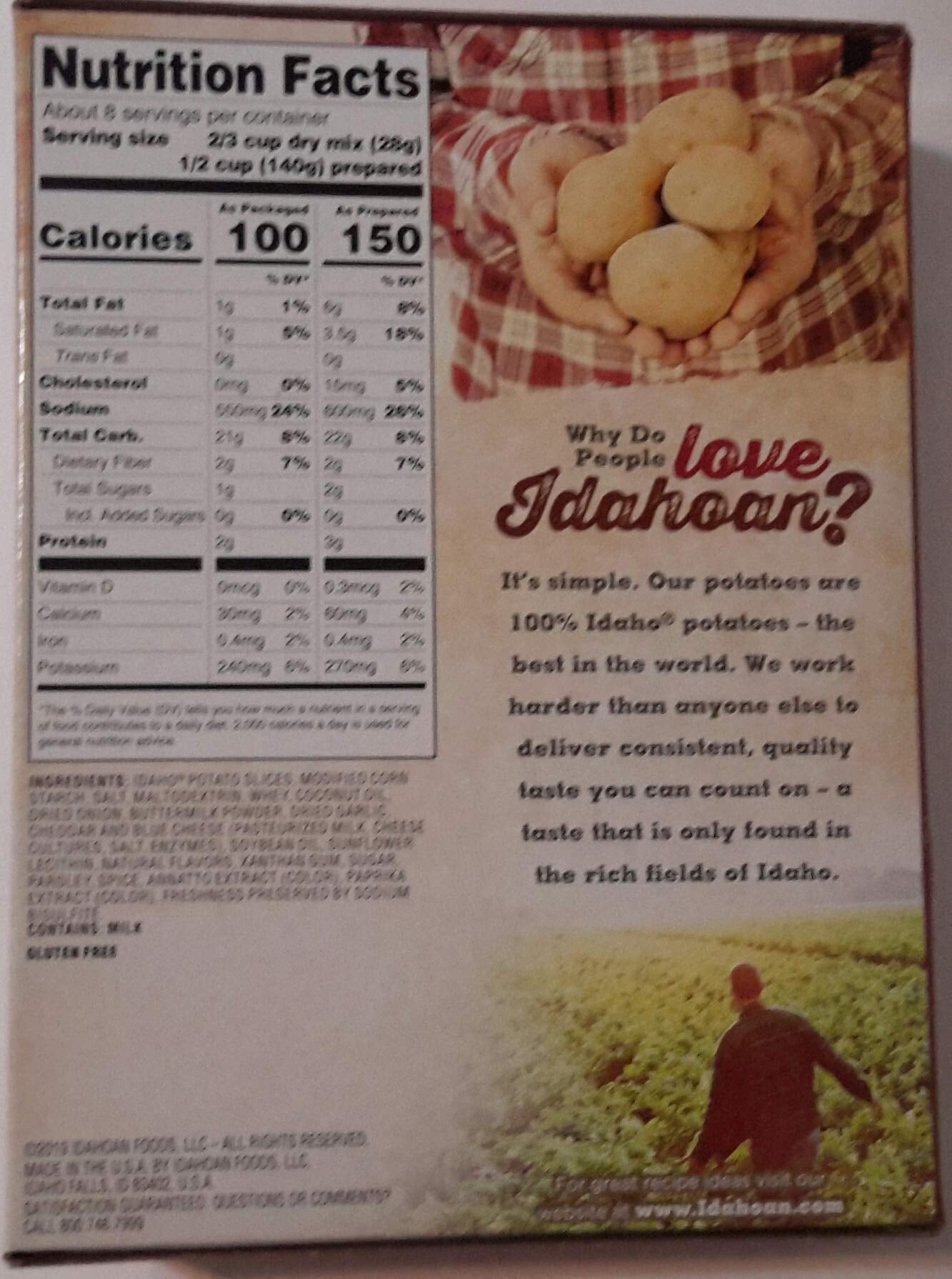Idahoan, Au Gratin Casserole Family Size (Pack of 4)