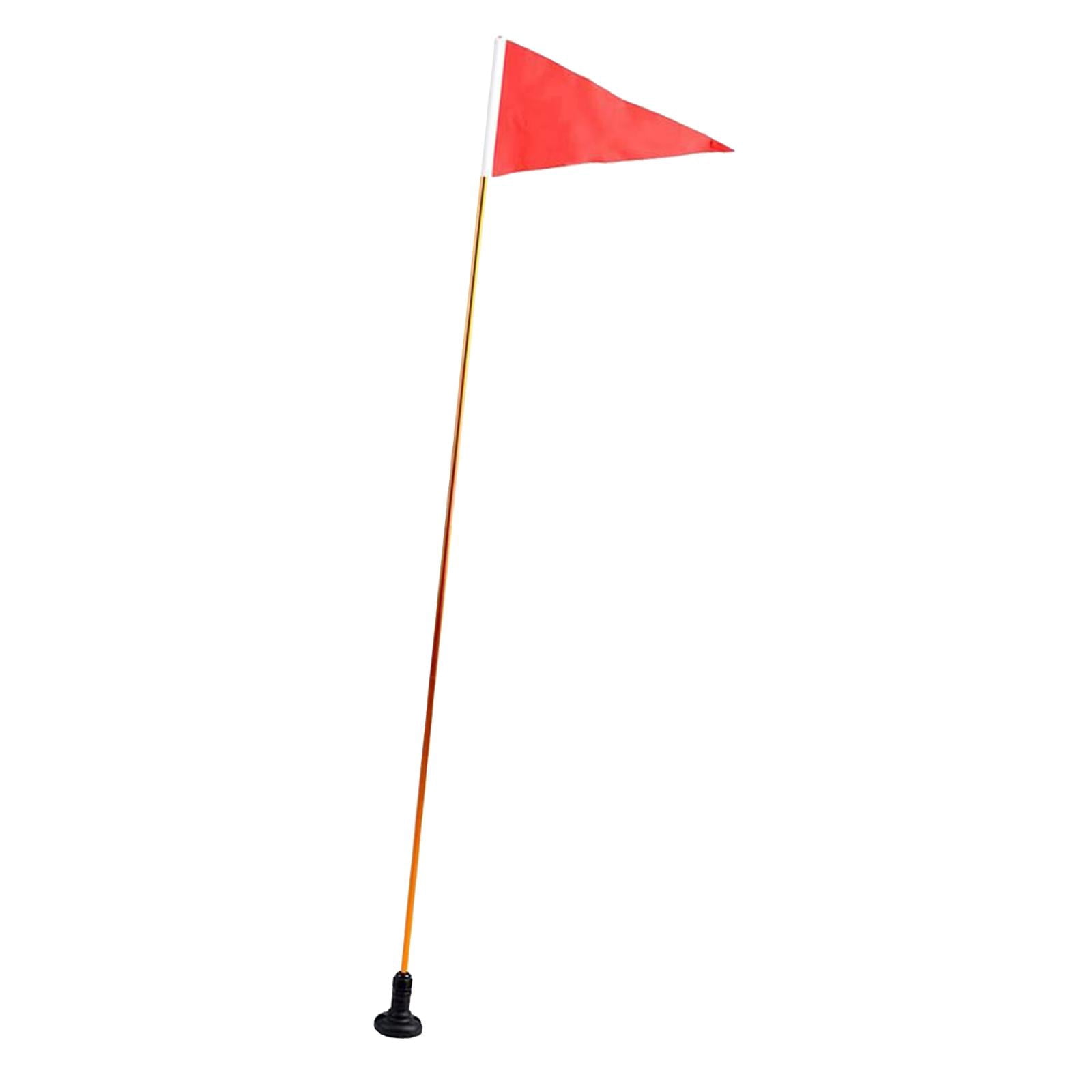 Wzmzjy 120cm/ 4ft Kayak Flag Kayaking Visibility Kit DIY Accessories Boat Flag Base for