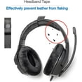 thumbnail image 2 of Headphone Headband Cover Cushion Compatible with HyperX: Cloud 2,Cloud II,Cloud Stinger Core,Cloud Flight,Cloud Alpha,Cloud Mix, Cloud Revolver,Cloud Flight Headset Headband Tape Protection, 2 of 16