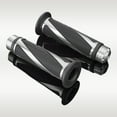 thumbnail image 2 of FlyFlise Universal Motorcycle Twill Shape Metal Rubber Hand Grips Throttle Grip Handle For, 2 of 8