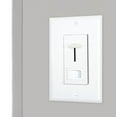 Maxxima 3Way/Single Pole, 600W LED Compatible Dimmer Switch with Wall Plate
