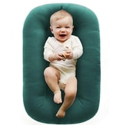 Surrme Snuggle Me Nu Bio | Chaise longue pour bébé et siège de sol pour bébé | Essentiels nouveau-nés | Coton biologique, rembourrage | Mousse