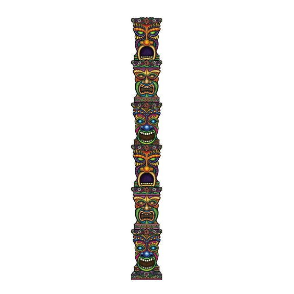 12 Pack Beistle Luau Party Jointed Tiki Totem Pole