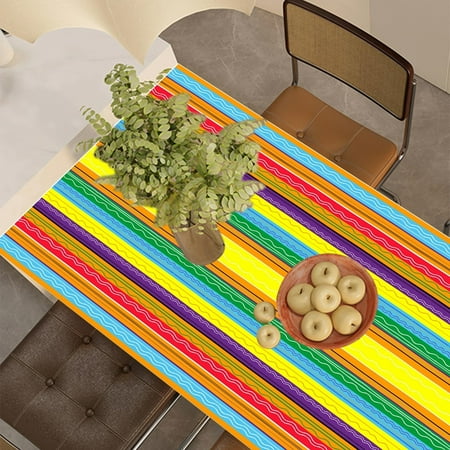 

Dtydtpe Mexican Carnival Table Cloth 132 * 220cm