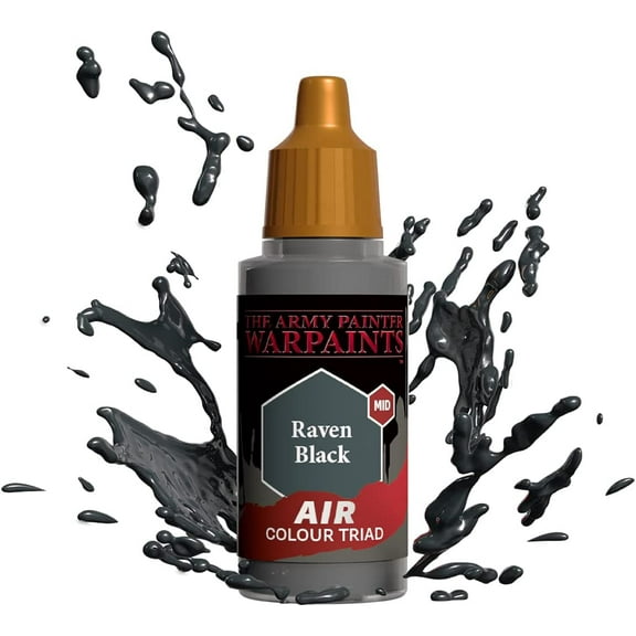 Army Painter Warpaints Air: Raven Black 18ml
