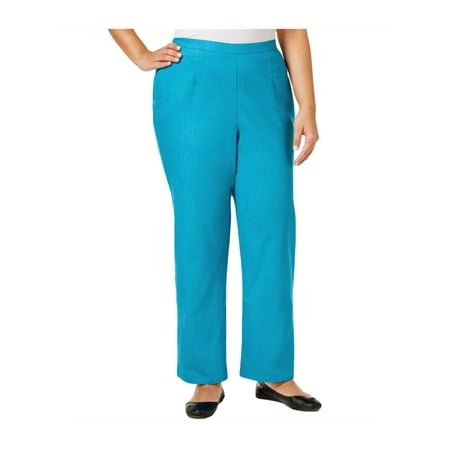 dunner trousers alfred 16w leg casual wide womens plus