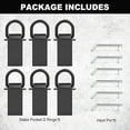 thumbnail image 6 of NestE Stake Pocket Tie Down D Rings 6 Pack,Heavy Duty 5/8” Stake Pocket Tie Down D Rings for for Flatbed Cargo Trucks and Trailers,Adjustable Utility Trailer Accessories with Anti-Loss Pin,18000 LBS, 6 of 8