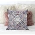 thumbnail image 6 of Fall Patch Snowflowers Throw Fabric Pillow in Gray Blue Navy 16x16, 6 of 7