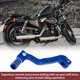 thumbnail image 5 of Palanca de cambio de motocicleta plegable para Bosuer M4, palanca de cambio de pedal azul tono plateado 1 Pc, 5 of 6