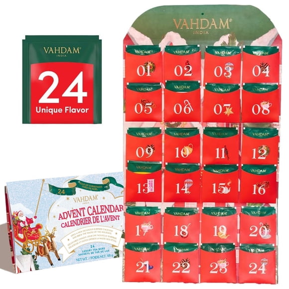 Limited Edition - Advent Calendar 2026 Tea Bags Folding Gift Set | 24 Unique Flavors - Holiday Gift Box | Christmas Advent Calendar 2026 fo