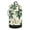 Elegant Green Leaves, variant on Large Capacity Drawstring Laundry Backpack Portable Dirty Clothes Hamper Mushroom Pattern