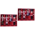 thumbnail image 3 of Tineasur 4-Pack Hanging Nutcracker Ornaments in Assorted Colors for Holiday Christmas Tree Decorations, 3 of 6