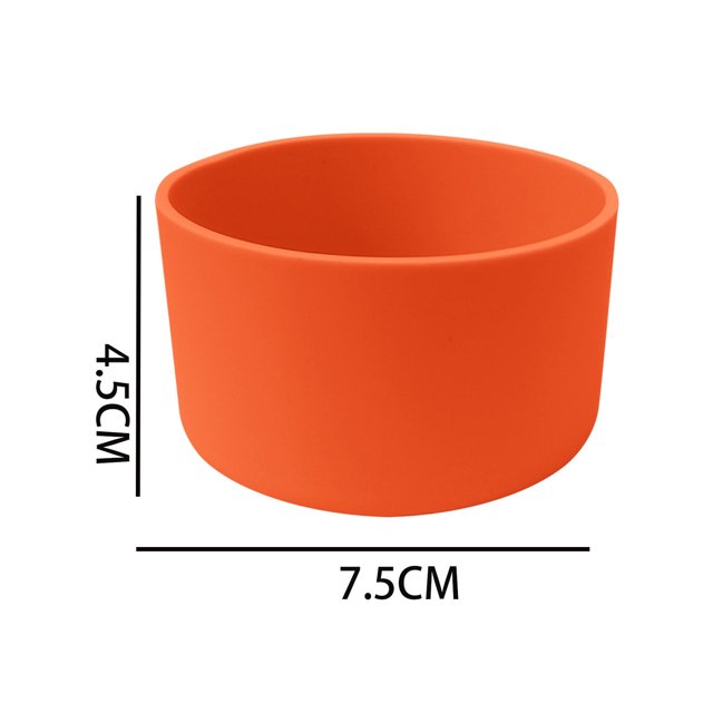 KERISTY - Funda para taza de 7,5/9 cm, tapa de silicona para olla espacial, almohadilla inferior de goma, 32-40 oz, universal