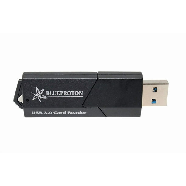 Lector multitarjeta USB 3.0 BlueProton Ultimate portátil negro