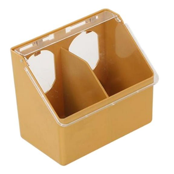 perfeclan Pigeon Bird Feeder, Feeding Pigeon Two Hole Hanging Cage Box, Two Hole Bird Supplies, Automatic Feeder for Pigeon , Parrot