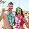 thumbnail image 5 of Gafas Hawaianas de Verano Decoraciones para Fiestas Temáticas Tropicales de Gafas de Fotos de Árbol de ,I, 5 of 5