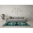 thumbnail image 3 of Ahgly Company Indoor Rectangle Persian Light Blue Traditional Area Rugs, 2' x 3', 3 of 4
