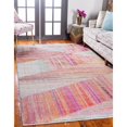 thumbnail image 6 of Unique Loom Quartz Lyon Rug Multi/Blue 5' 1" x 8' Rectangle Geometric Contemporary Perfect For Living Room Bed Room Dining Room Office, 6 of 6