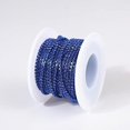 thumbnail image 1 of HAHDAXIA Arrival Colorful Rhinestone Chains Dense Fancy Chain Apparel Sewing Glass Rhinestone Cup Chain with Colorful Base - (Color: Sapphire/Size: SS12(3mm)-10yards), 1 of 2