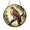 Acrylic 3.5 Inch, variant on Hawk on Branch Stained Glass Style Window Suncatcher, Decorative Wildlife Hanging Art Panel Ornament for Rustic Home Decor