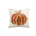 thumbnail image 2 of Fall Pumpkin Pillow Covers, Thanksgiving Decorative Pillow Case with Hidden Zipper Polyester Fabric, Autumn Harvest Home Decor for Sofa Couch Bed Bedroom, 17.7 x 17.7 Inch, 2 of 7