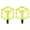 Green, variant on Mosiee Mountain Bike Nylon Pedals Ultra Light Du Bearing Road Bicycle 14Mm Pedals Orange