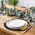 thumbnail image 6 of Round Placemats Lemon Bow 15 inch Set of 4 Table Mats for Dining Table Vintage Style Heat Resistant Non-Slip Kitchen & Home Decorative Place Mat Set, 6 of 8